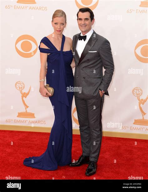 Ty Burrell, Holly Anne Brown attending the 65th Annual Primetime Emmy ...