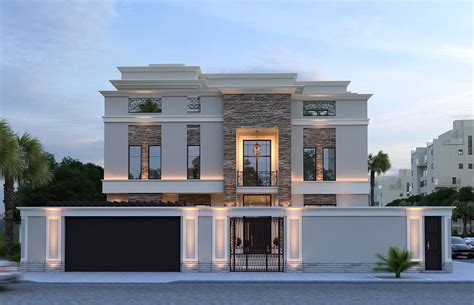 Modern Classic House Design Exterior Design Dammam Ksa Cas Classic House Exterior