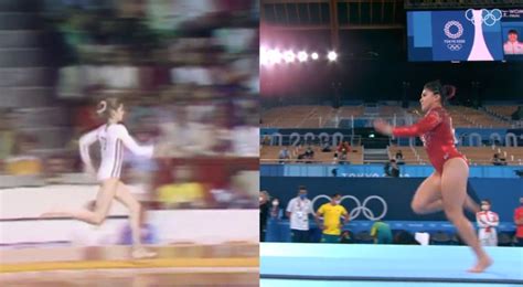 Video Comparan La Grandeza De La Ic Nica Nadia Comaneci Con La De