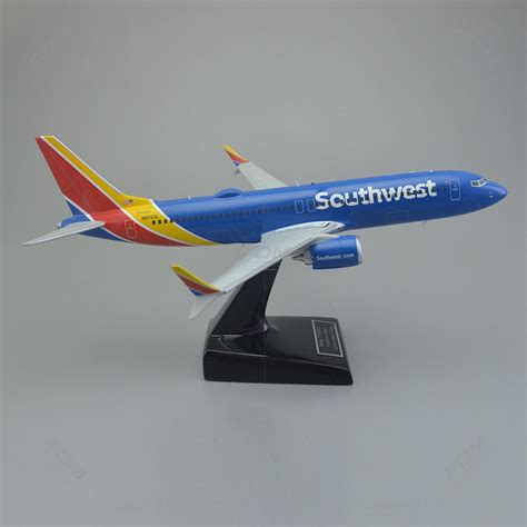 Boeing 737 MAX 8 Southwest Airlines Airplane Model Factory Direct Models