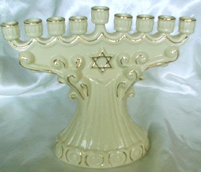 Beautiful Gold Trimmed Menorah Always Treasured