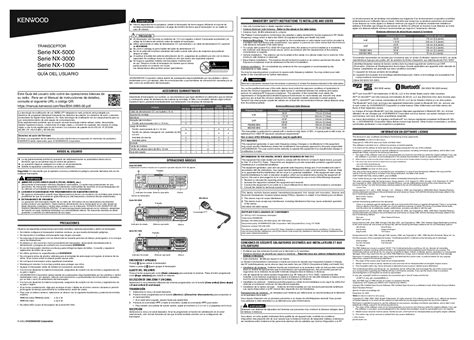 Jvc Kenwood Uhf Transceiver User Manual Model Nx Nx