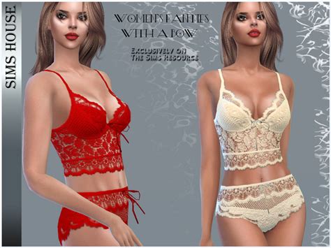 The Sims Resource Bralette With A Bow