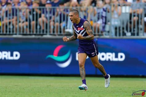 Fremantle Vs West Coast Round 3 2023 Optus Stadium Afana