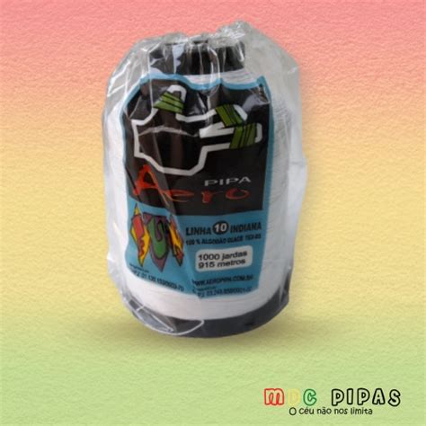 Linha De Pipa Aero Fun Branca Jds Unidade Shopee Brasil