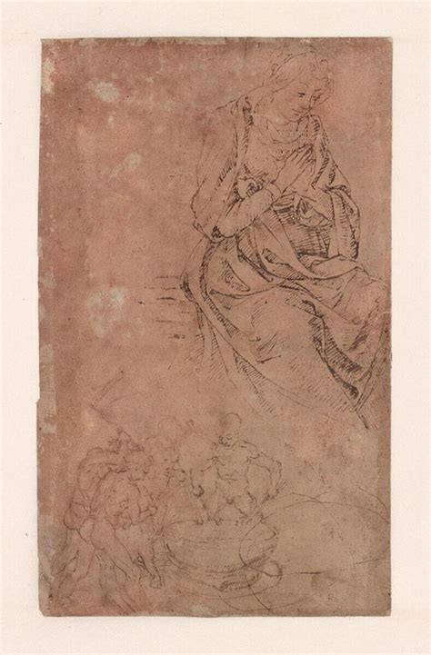 Study With A Virgin Mary Praying And Nude Men Around A Vat Museum
