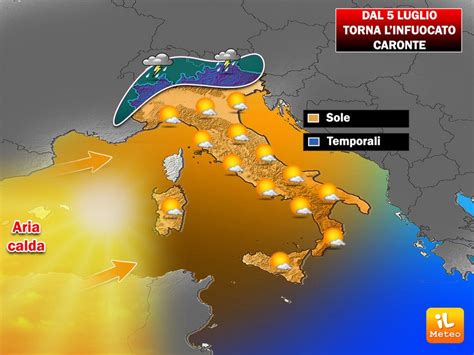 Meteo L Anticiclone Caronte Pronto A Infuocare L Italia Video