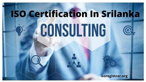 Iso Certification In Sri Lanka Iso Consultancy Service