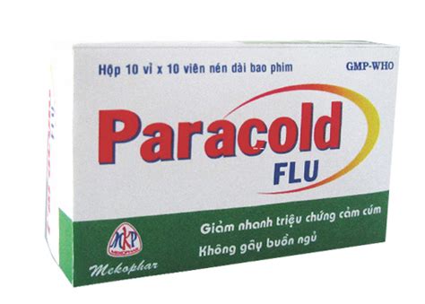 Paracold Flu Thuốc biệt dược công dụng cách dùng SDK VD 31317 18