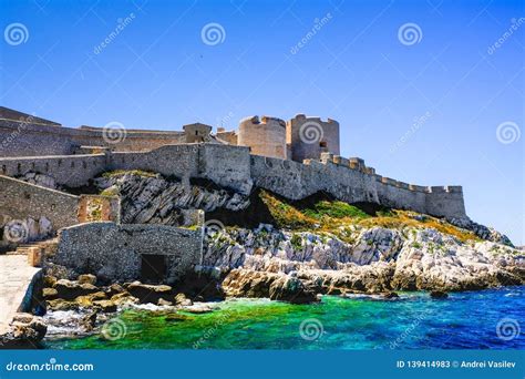 Chateau D`If, Famous Prison on Island in the Bay of Marseille. Castle ...