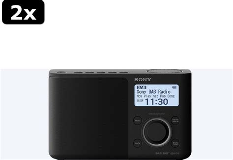 X Sony Xdr S D Dab Draagbare Radio Zwart Bol