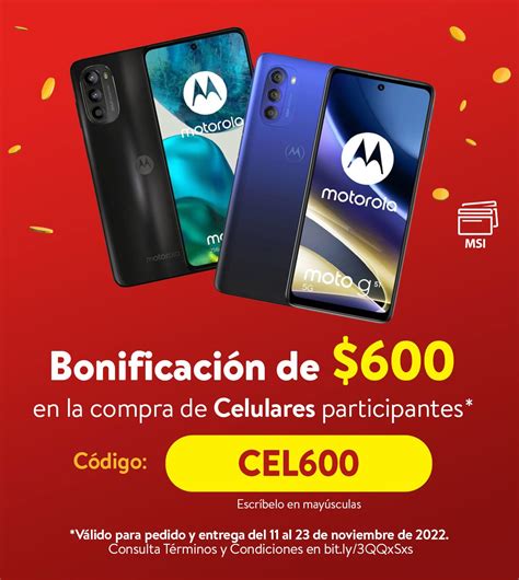 Cupón Walmart Fin Irresistible 600 de descuento en celulares