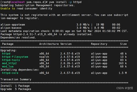 Redhat操作系统对本地yum源的配置redhat配置本地文件yum源 Csdn博客