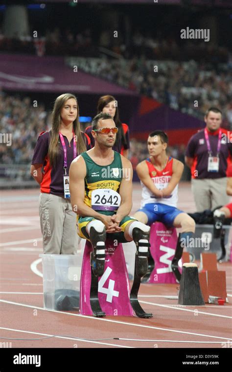 Oscar Pistorius In The Men S T Metres In The London