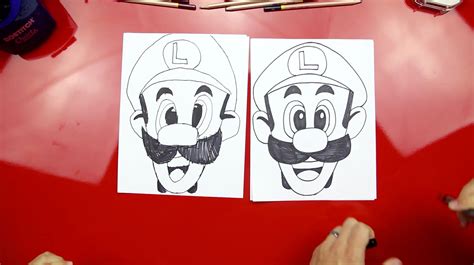 How To Draw Luigi - Art For Kids Hub