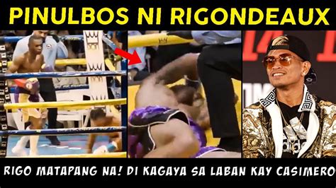 RIGO Pinulbos Ang Kalaban Matapang Na Hindi Kagaya Sa Laban Kay