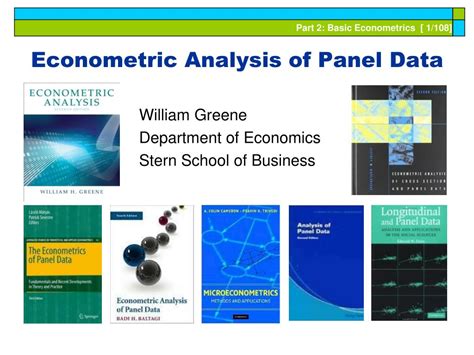 Ppt Econometric Analysis Of Panel Data Powerpoint Presentation Free