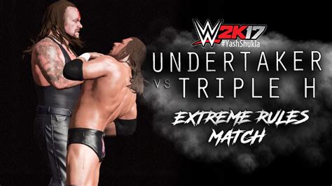 Extreme Rules Wwe 2k17 Undertaker 00 Vs Triple H 01 Extreme Rules