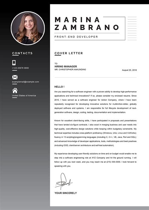 Perfect Cover Letter Template For Word Sample Cover Letters For Word