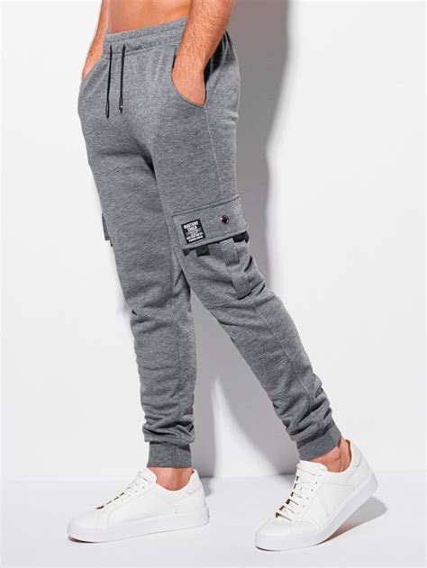 Heren Joggingbroek P Grijs Bol