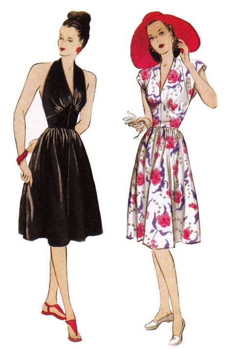 Butterick 5209 1940s Vintage Reproduction Pattern Retro Butterick