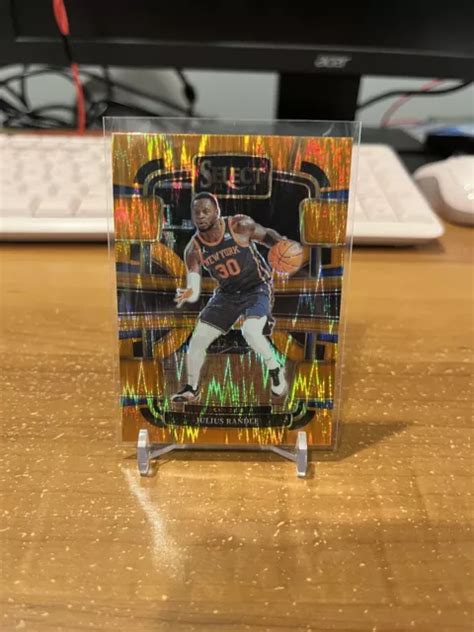 2023 24 Panini Select Nba Julius Randle Orange Flash Concourse Knicks