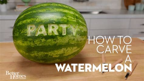 How To Carve A Watermelon Youtube Watermelon Carving Summer