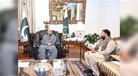 President Meets Balochistan Cm