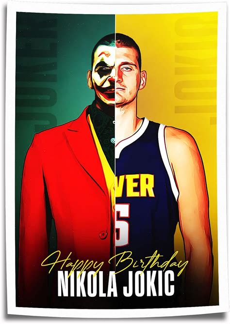 Clzhbdas 2022 Nikola Jokic Poster Denver Nuggets India Ubuy