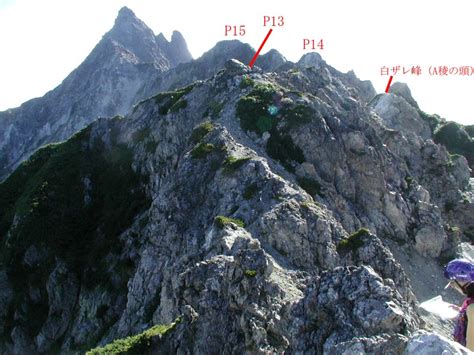 槍ヶ岳北鎌尾根独標主稜直登山の手帳2010年9月