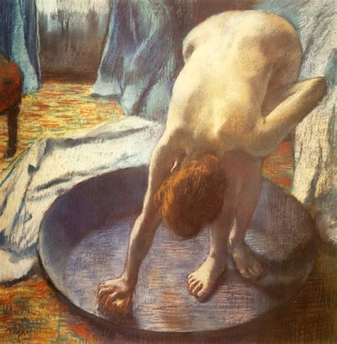 Le Tub Pastel X Cm Farmington Hill Stead Museum Edgar Degas