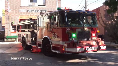 Chicago Fire Dept Engine 56 Responding Youtube