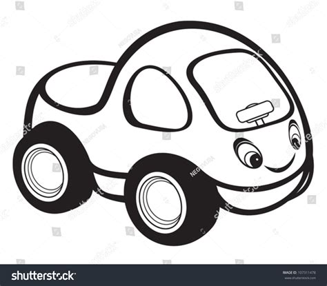 Toy Car Clip Art Black And White