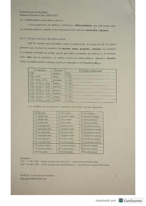 SOLUTION Nomenclatura De Los Compuestos Org Nicos Studypool