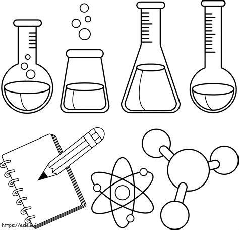 Alat Sains Gambar Mewarnai