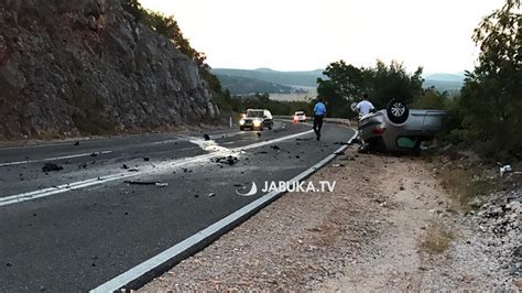 Jedna Osoba Ozlije Ena U Te Oj Prometnoj Nezgodi U Grudama Jabuka Tv