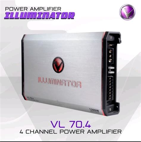 Power Amplifier Mobil Channel Venom Vl Illuminator Original