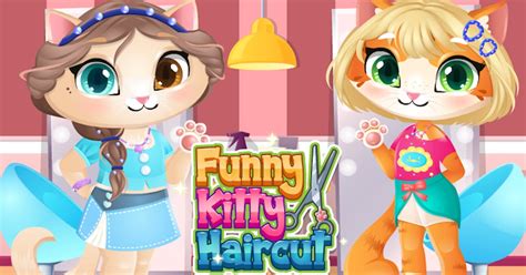 Funny Kitty Haircut 🕹️ Jogue Na Crazygames