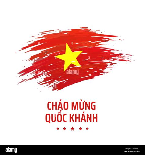 September 2 Independence Day Vietnam Vector Template Vietnamese Flag