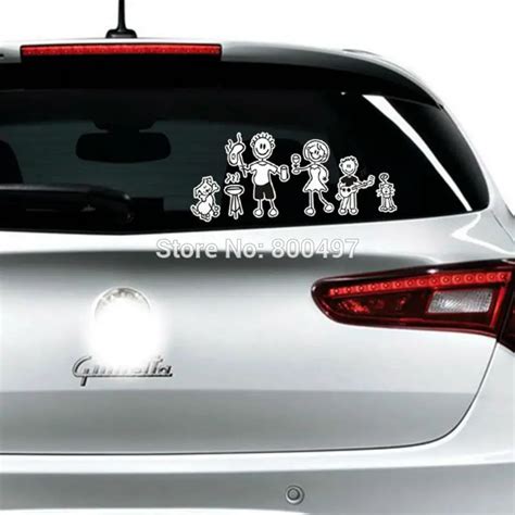 Family Members Reflective Car covers We are family Car Sticker and ...