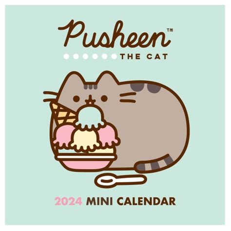 Pusheen Kalendarz Planer Organizer Cienny Dla Dzieci Kalendarze