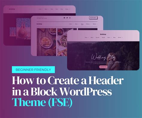 How To Create Header In Wordpress Anariel Design