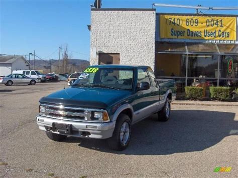 1995 Bright Teal Metallic Chevrolet S10 Ls Extended Cab 4x4 22353898 Photo 3