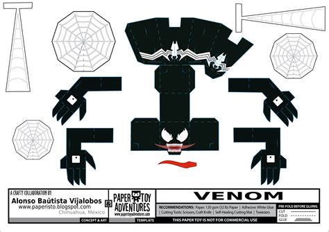 Venom Papercraft - himmelfahrt ferien