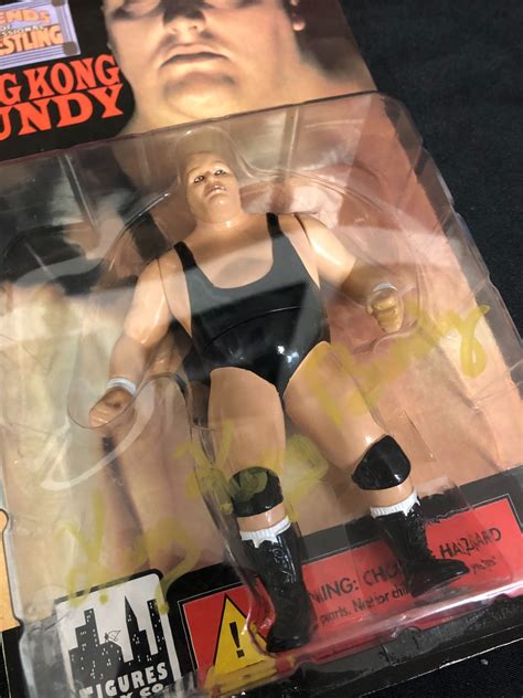 Signed Wwf King Kong Bundy Action Figure