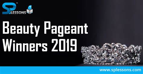Beauty Pageant Winners 2019