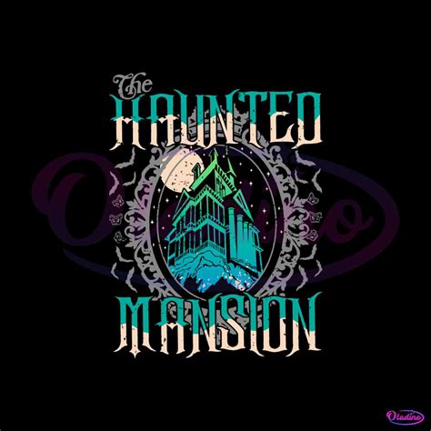 Retro The Haunted Mansion SVG Disney Haunted Ride SVG - Oladino