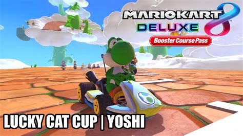 Mario Kart 8 Deluxe Booster Course Pass Dlc Lucky Cat Cup Yoshi Nintendo Switch Youtube