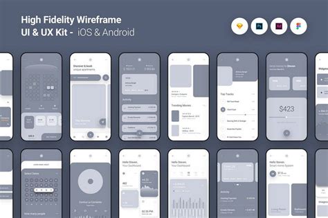 35+ Mobile App Wireframe Templates: iPhone + Android | App wireframe ...