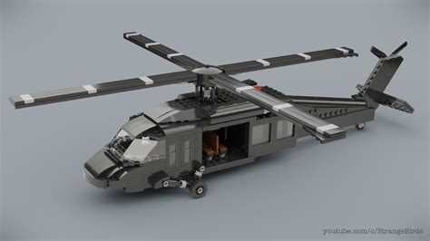 LEGO MOC Black Hawk Helicopter by Chris@StrangeBirds | Rebrickable ...